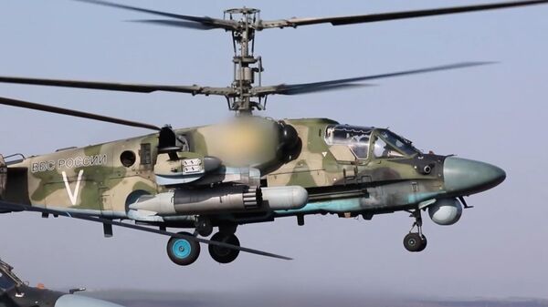 Ударные вертолеты Ка-52 уничтожили опорные пункты ВСУ - Sputnik Азербайджан