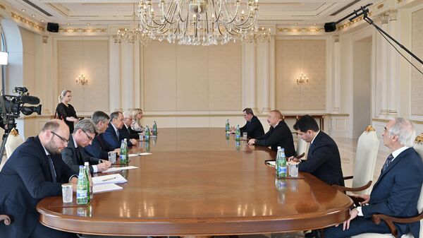 Встреча Ильхама Алиева с Сергеем Лавровым - Sputnik Азербайджан