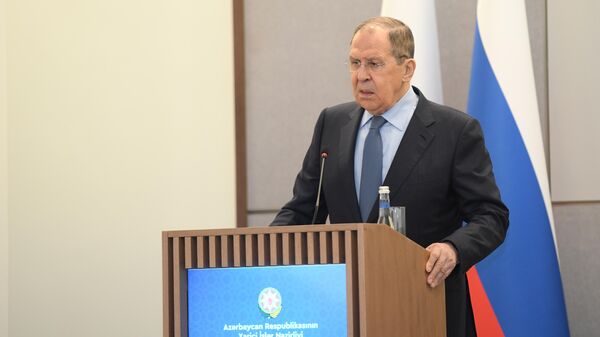 Министр иностранных дел РФ Сергей Лавров - Sputnik Азербайджан
