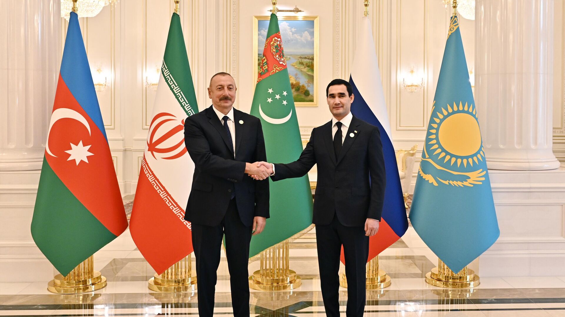 Встреча президентов Азербайджана и Туркменистана - Sputnik Азербайджан, 1920, 29.06.2022