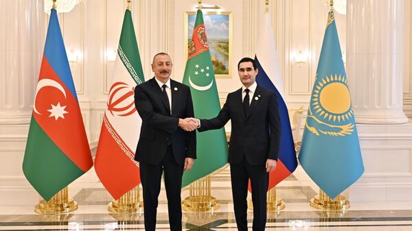 Встреча президентов Азербайджана и Туркменистана - Sputnik Азербайджан