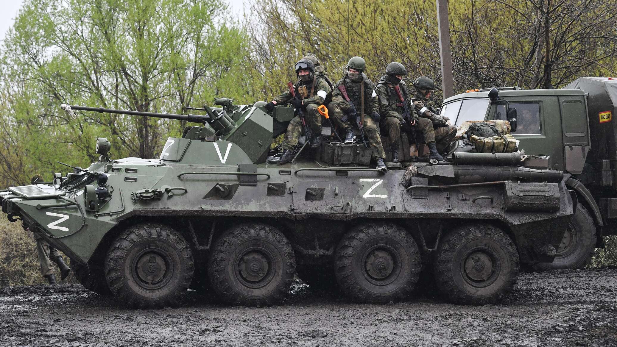 БТР 80 ополченцев Донбасса