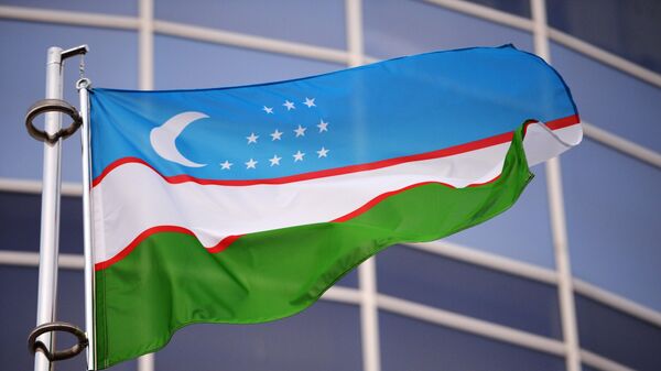 Özbəkistan bayrağı, arxiv şəkli - Sputnik Азербайджан