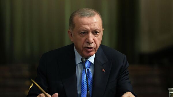 Türkiyə prezidenti Rəcəb Tayyib Ərdoğan, arxiv şəkli - Sputnik Azərbaycan