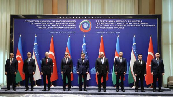 Заседание диалогового формата Узбекистан-Азербайджан-Турция - Sputnik Azərbaycan