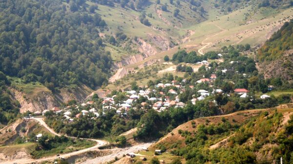 Село Лаза в Габалинском районе - Sputnik Азербайджан