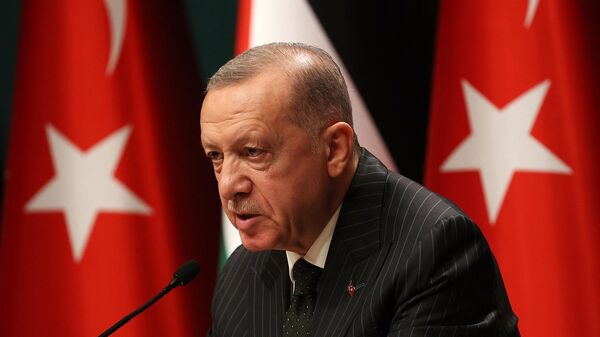  Президент Турции Тайип Эрдоган  - Sputnik Азербайджан