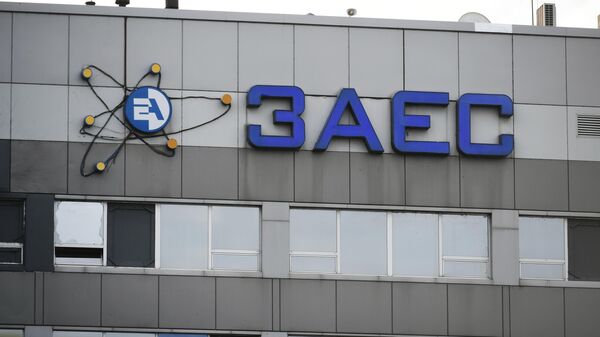 Сотрудники МАГАТЭ на Запорожской атомной электростанции - Sputnik Azərbaycan