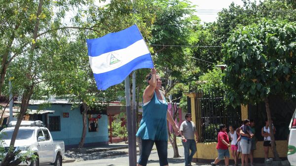 Nikaraqua bayrağı, arxiv şəkli - Sputnik Azərbaycan