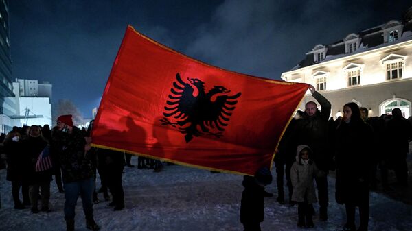 Флаг Албании - Sputnik Азербайджан