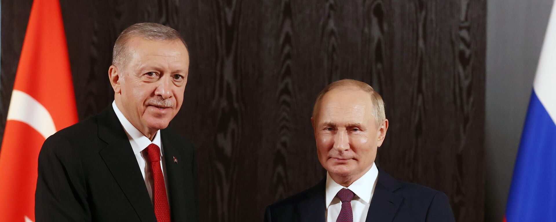 Владимир Путин и Реджеп Тайип Эрдоган, фото из архива - Sputnik Азербайджан, 1920, 30.07.2023