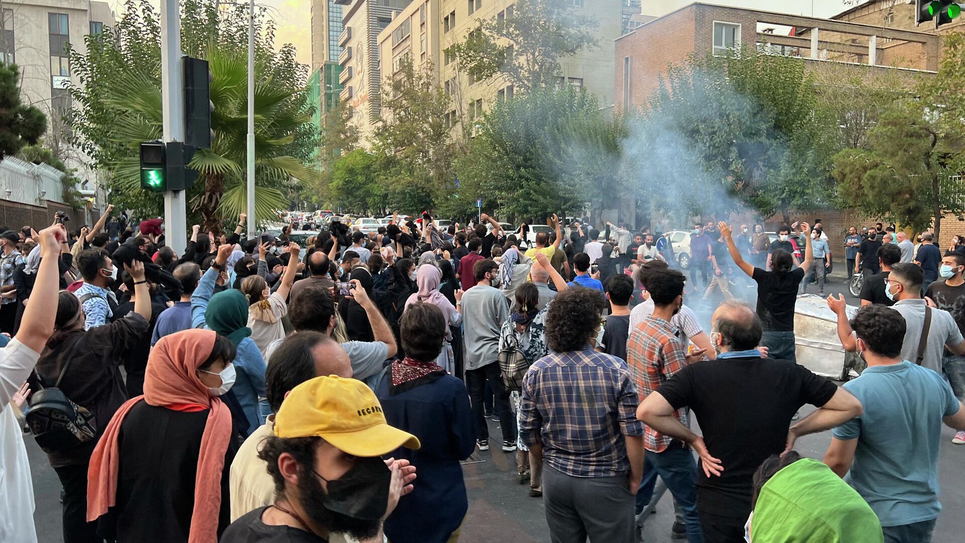 Протесты в Иране - Sputnik Азербайджан, 1920, 02.01.2023