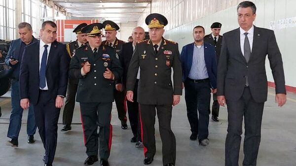 Начальник Генерального штаба Азербайджанской Армии посетил Национальный учебно-тренировочный центр в Грузии - Sputnik Азербайджан