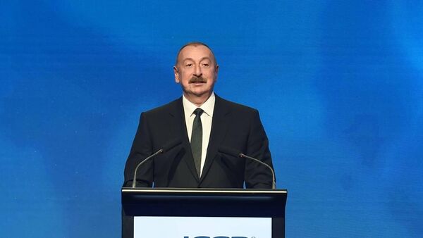 Ильхам Алиев принимает участие в церемонии открытия газового интерконнектора Греция-Болгария в Софии - Sputnik Азербайджан