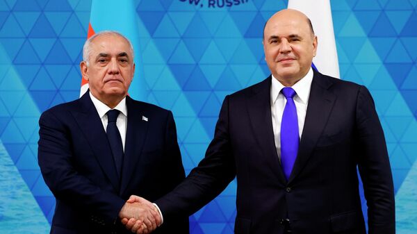 Председатель правительства РФ Михаил Мишустин и премьер-министр Азербайджана Али Асадов  - Sputnik Азербайджан