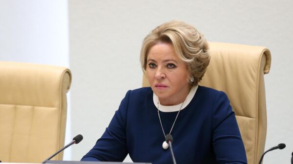  Председатель Совета Федерации РФ Валентина Матвиенк - Sputnik Азербайджан