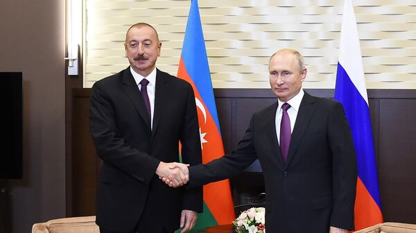 Переговоры Владимира Путина и Президента Азербайджана Ильхама Алиева - Sputnik Азербайджан