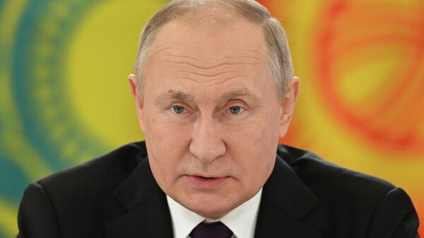 Визит президента РФ В. Путина в Казахстан  - Sputnik Азербайджан