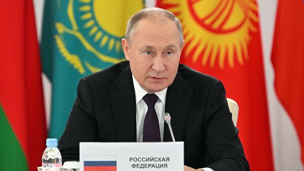 Визит президента РФ В. Путина в Казахстан  - Sputnik Азербайджан