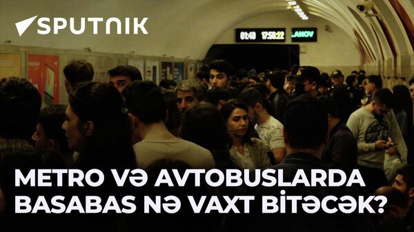Metroda basabas: Sakinlər nə təklif edirlər – sorğu - Sputnik Azərbaycan