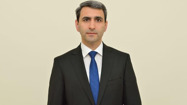 Руководитель ЗАО Азербайджанские железные дороги Ровшан Рустамов - Sputnik Азербайджан