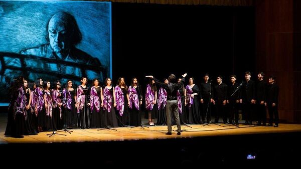 В Оперной студи при Бакинской музыкальной академии имени Узеира Гаджибейли прошел концерт под названием «Жизнь во имя музыки» - Sputnik Азербайджан