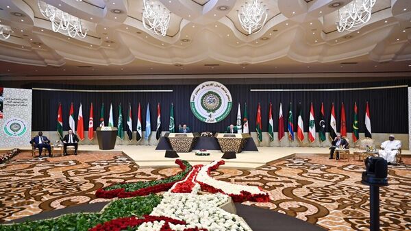 Президент Ильхам Алиев участвует в 31-м саммите Лиги арабских государств - Sputnik Азербайджан