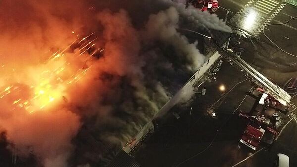 Пожар в ночном клубе в Костроме - Sputnik Азербайджан