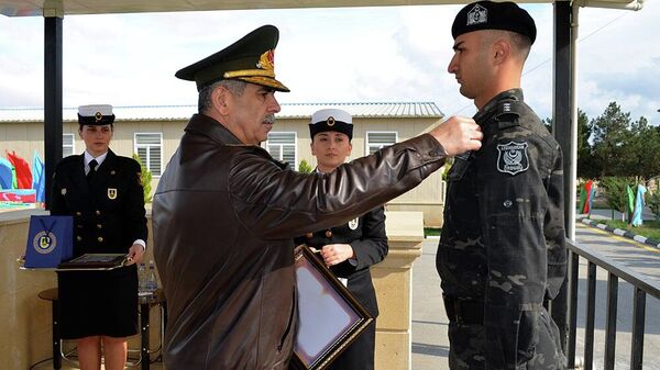 Церемония выпуска базового курса морских коммандос прошла в ВМС Азербайджана - Sputnik Азербайджан