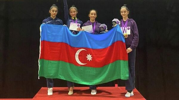 Азербайджанские гимнастки - Sputnik Азербайджан