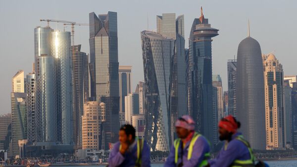 Вид на город Доха, фото из архива - Sputnik Азербайджан