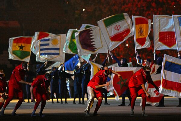 Церемония Открытия чемпионата мира по футболу 2022 в Катаре. - Sputnik Азербайджан