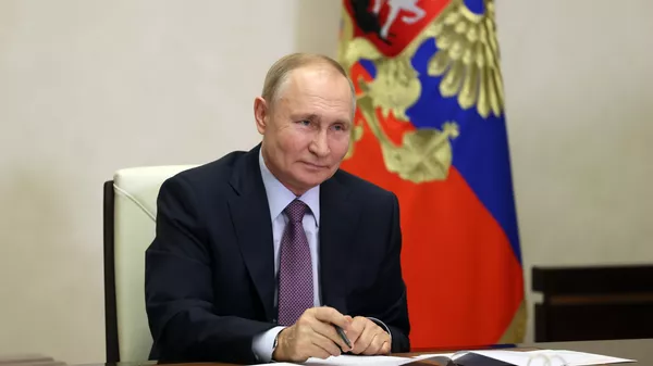 Президент России Владимир Путин  - Sputnik Азербайджан