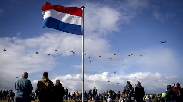 Флаг Нидерландов, фото из архива - Sputnik Азербайджан