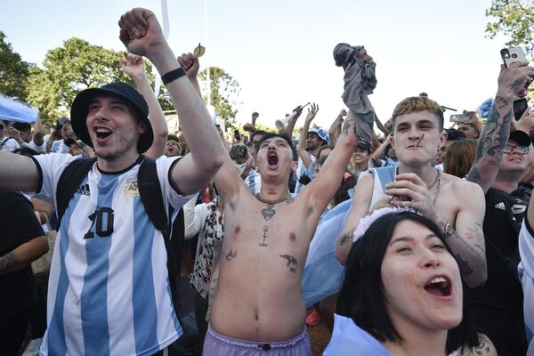 Argentina - Meksika oyunu zamanı. - Sputnik Azərbaycan