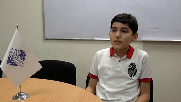 Мальчик - калькулятор из Гусарского района - Sputnik Азербайджан
