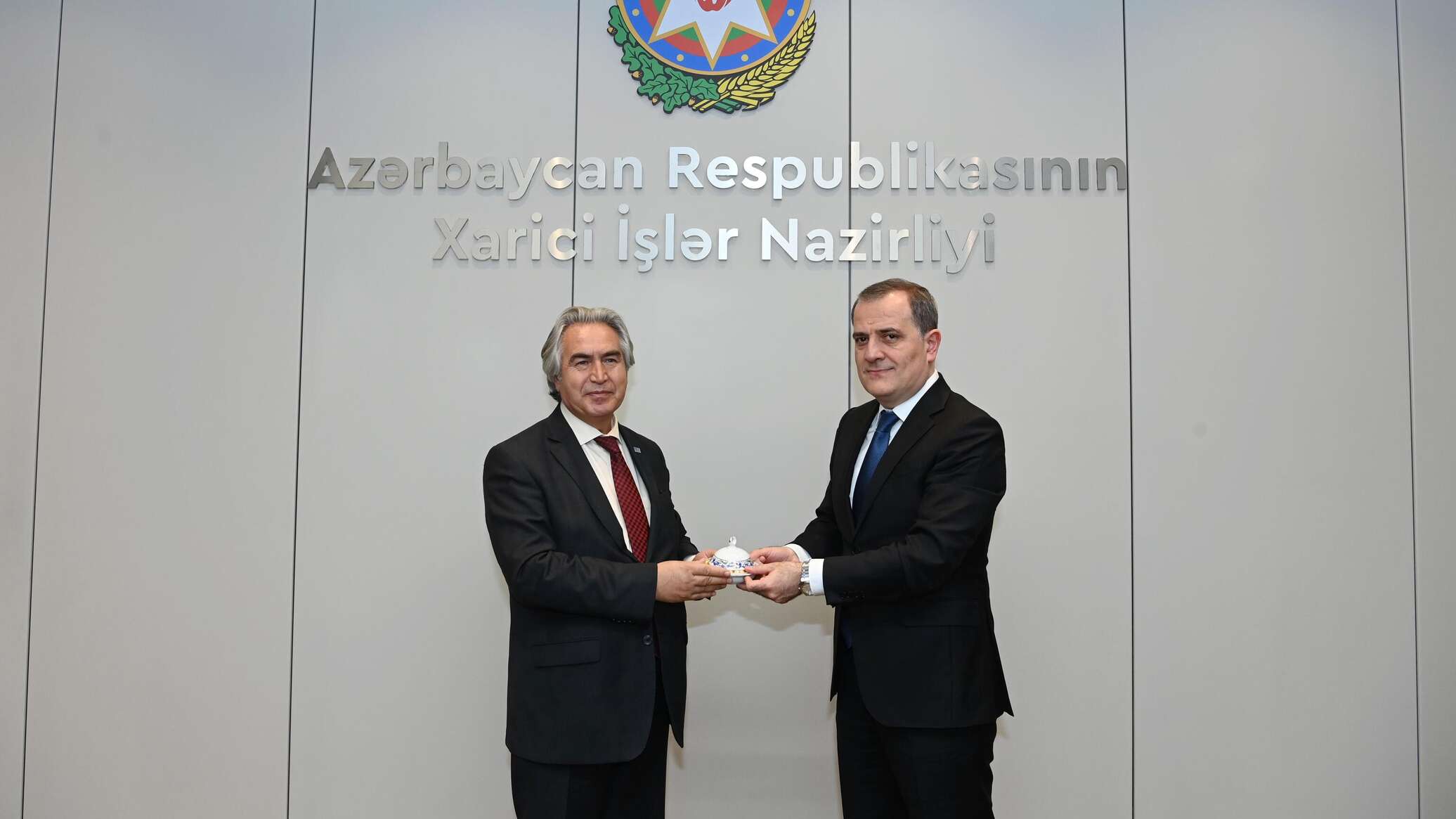 Ceyhun Bayramov UNESCO üzrə Türkiyə Milli Komissiyasının prezidenti ilə görüşüb