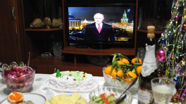 Празднование Нового года в городах России - Sputnik Азербайджан