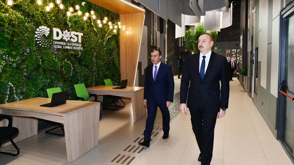 Президент Алиев принял участие в открытии центра DOST в Баку - Sputnik Азербайджан