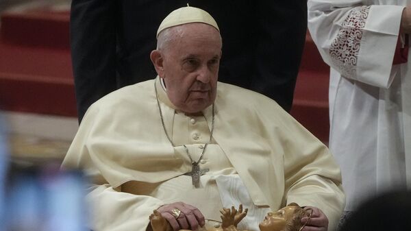 Папа Римский Франциск, фото из архива - Sputnik Азербайджан