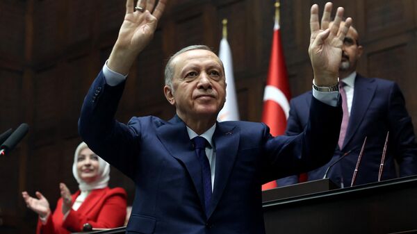 Действующий президент Турции Тайип Эрдоган - Sputnik Азербайджан