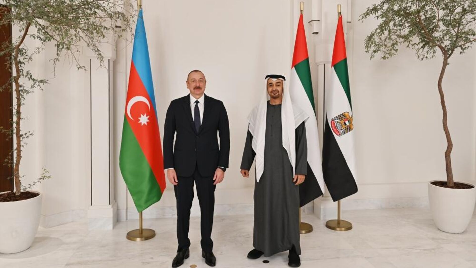 Ильхам Алиев встретился с президентом Объединенных Арабских Эмиратов - Sputnik Азербайджан, 1920, 15.01.2023