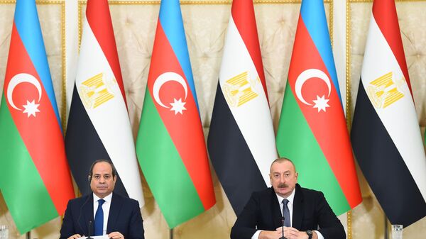Президенты Азербайджана и Египта выступили с заявлениями для прессы 
 - Sputnik Azərbaycan