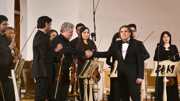 Концерт, посвященный 90-летнему юбилею народного артиста, композитора Мусы Мирзоева - Sputnik Азербайджан