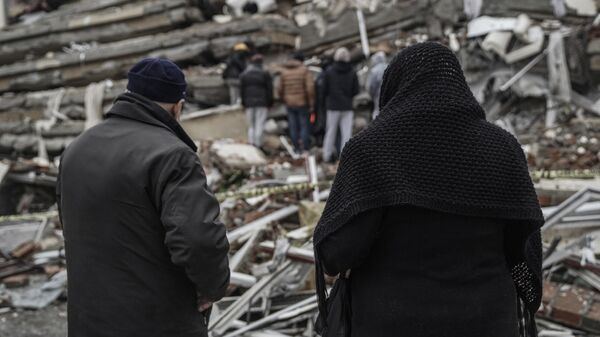 Последствие землетрясения в Турции - Sputnik Азербайджан