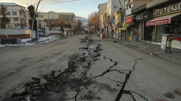 Последствие землетрясение в Турции - Sputnik Азербайджан