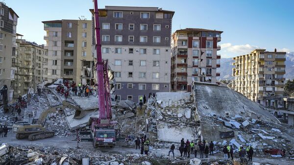 Последствия землетрясения в Турции - Sputnik Азербайджан