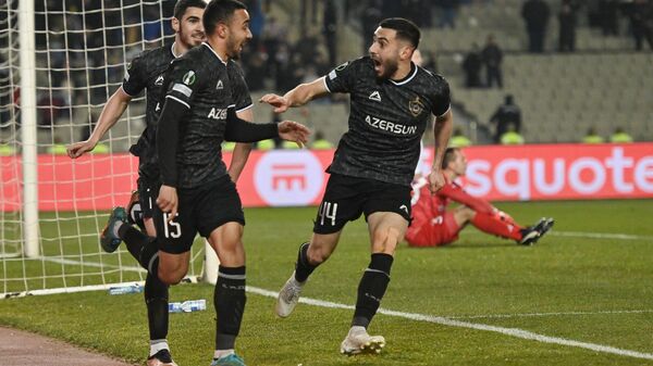 Первый матч стадии плей-офф Лиги конференций УЕФА между азербайджанским Карабахом и бельгийским Гентом - Sputnik Азербайджан