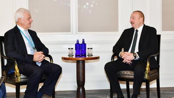 В Мюнхене состоялась встреча Президента Ильхама Алиева с главным исполнительным директором компании Leonardo - Sputnik Азербайджан