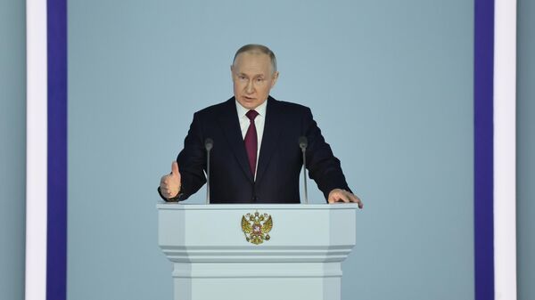 Президент РФ Владимир Путин  - Sputnik Azərbaycan
